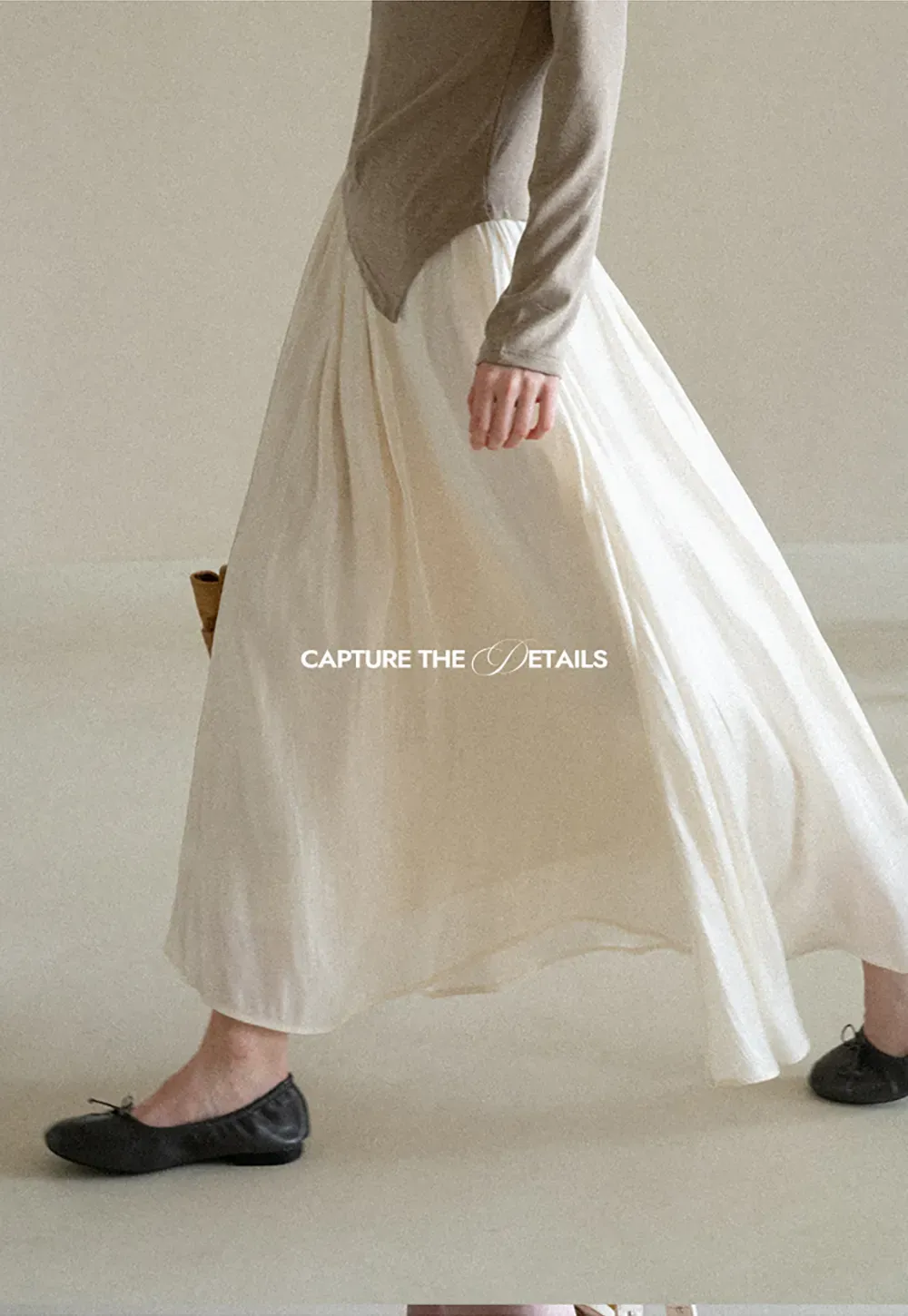 Flowing Pleated Midi Skirt
