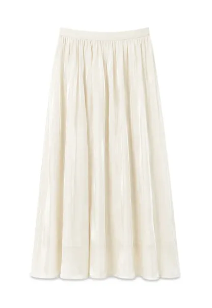 Flowing Pleated Midi Skirt