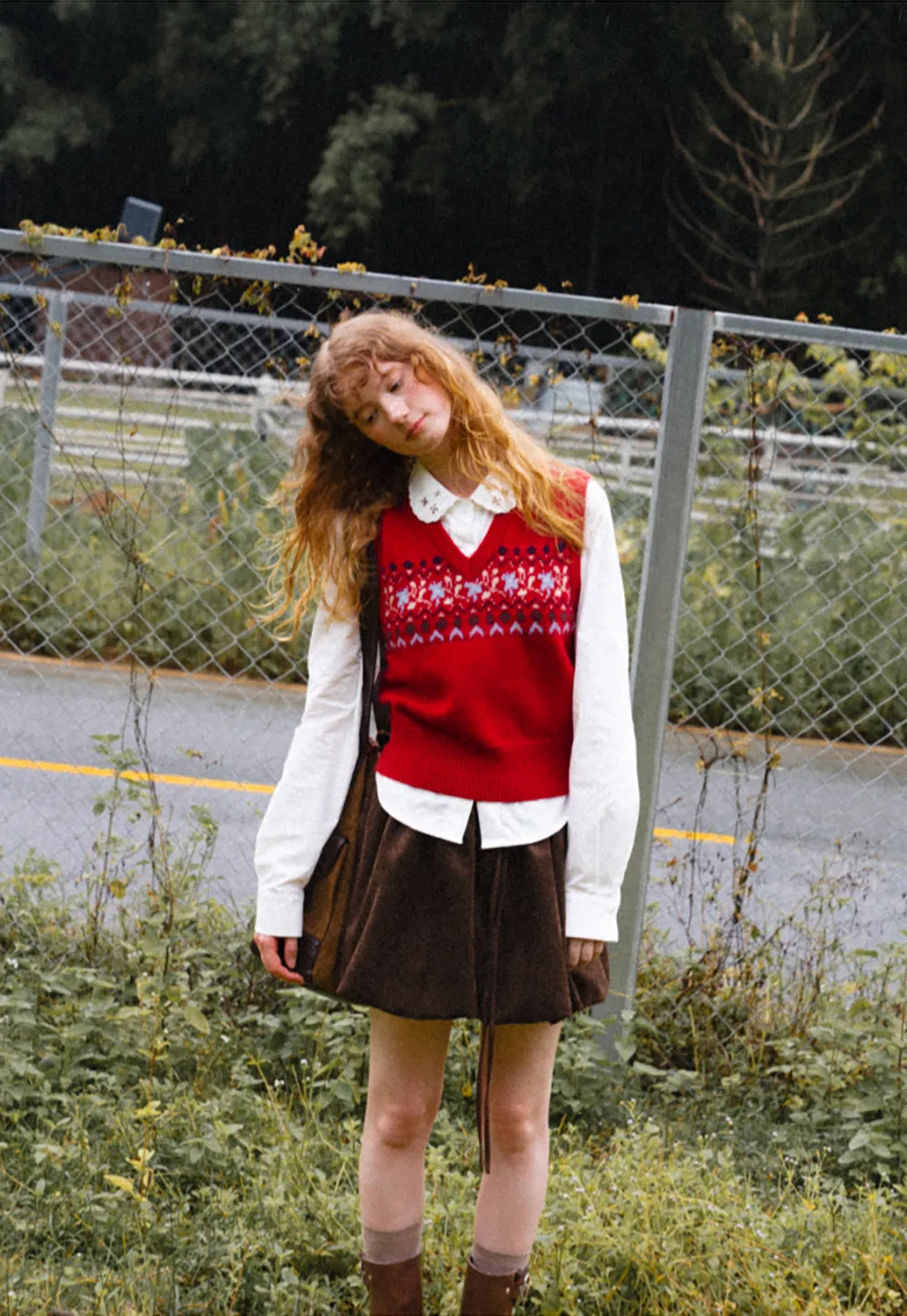 Drawstring Waist Suede Shorts