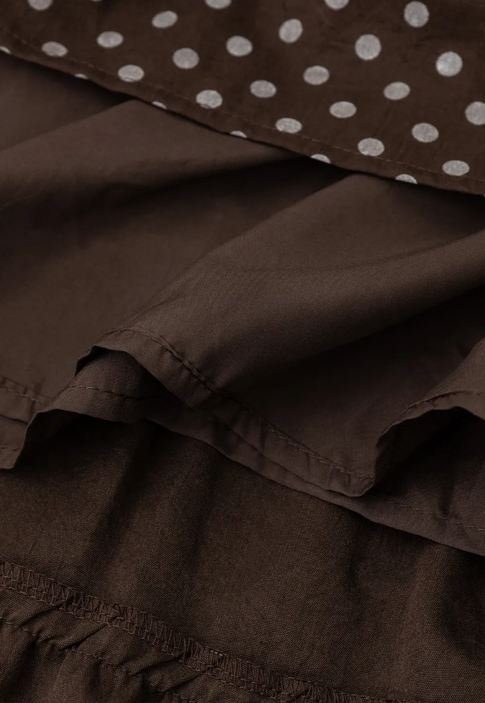 Tiered Polka Dot Midi Skirt