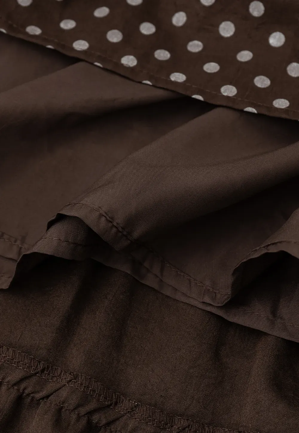 Tiered Polka Dot Midi Skirt