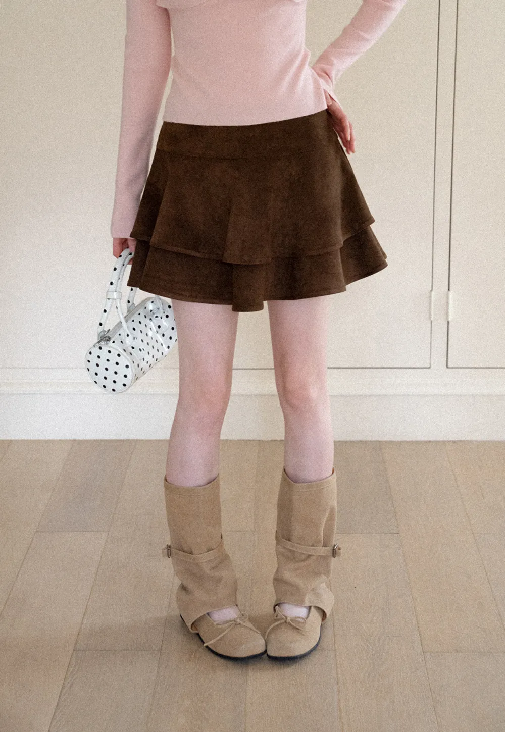 Tiered Ruffled Mini Skirt