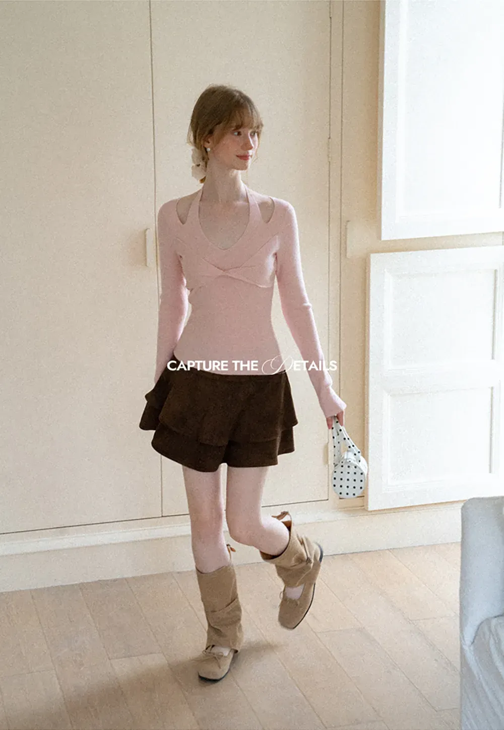 Tiered Ruffled Mini Skirt