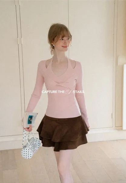 Tiered Ruffled Mini Skirt