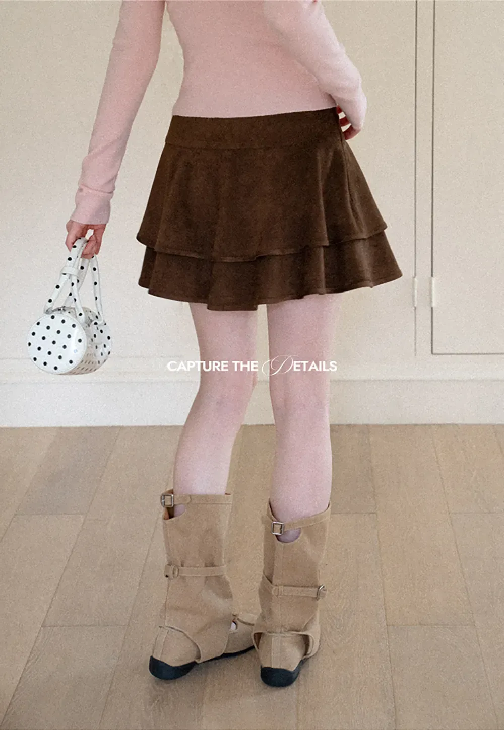 Tiered Ruffled Mini Skirt