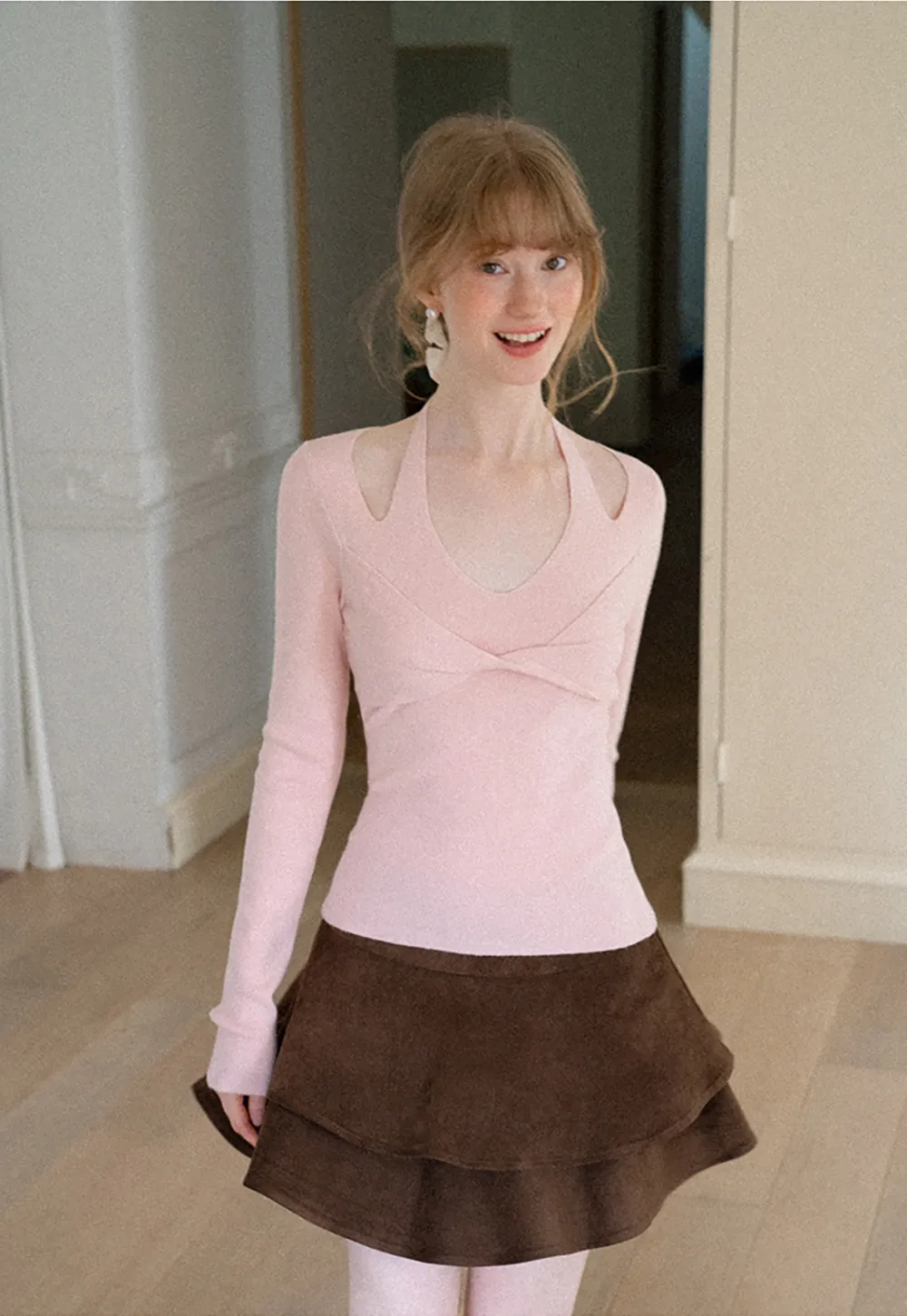 Tiered Ruffled Mini Skirt