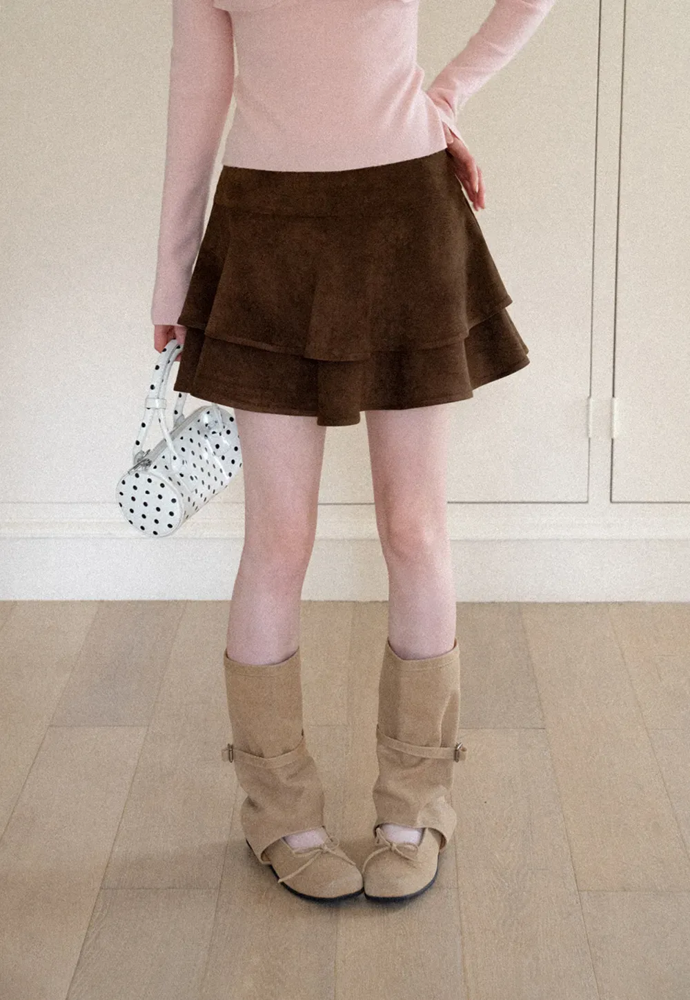 Tiered Ruffled Mini Skirt