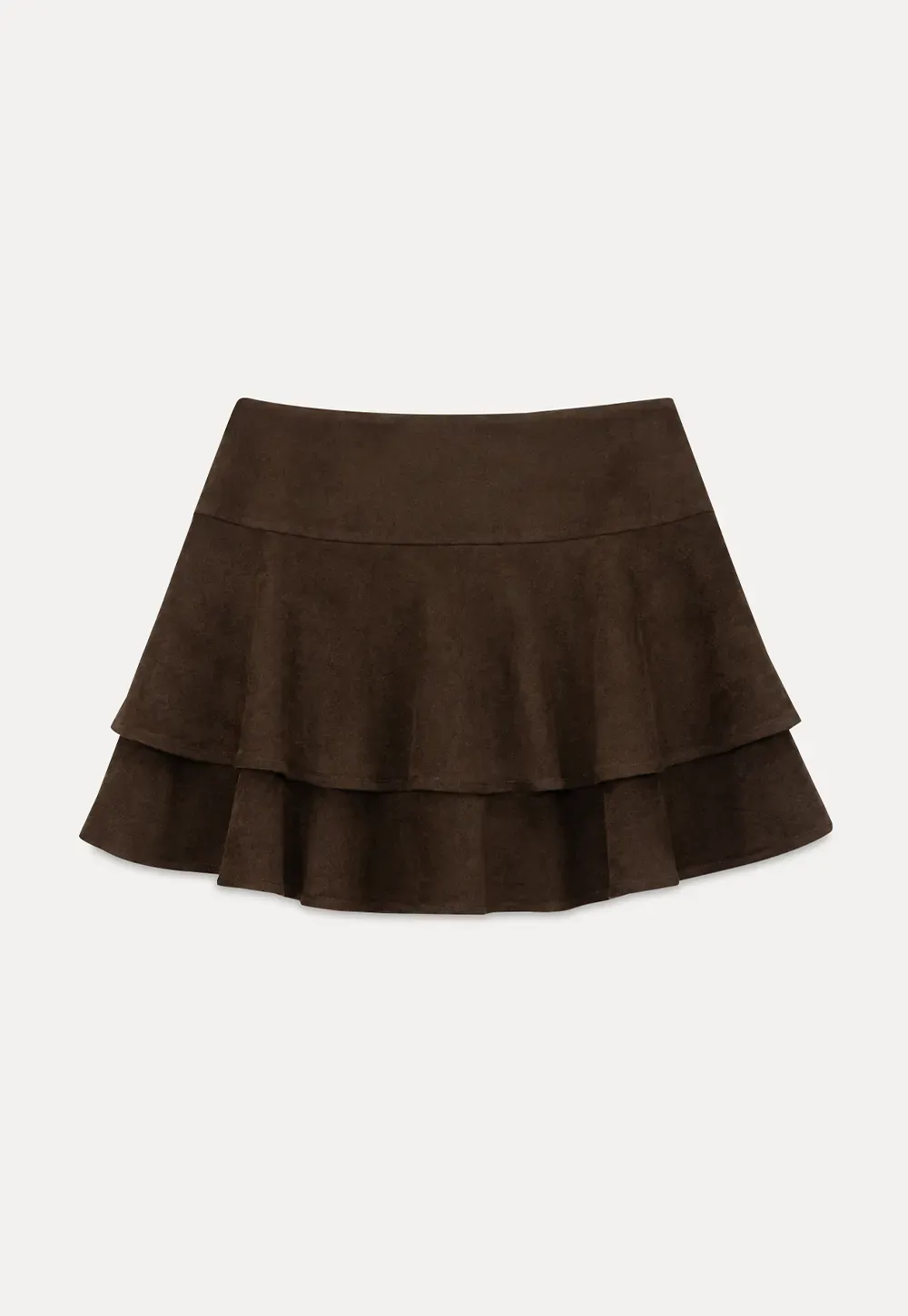 Tiered Ruffled Mini Skirt