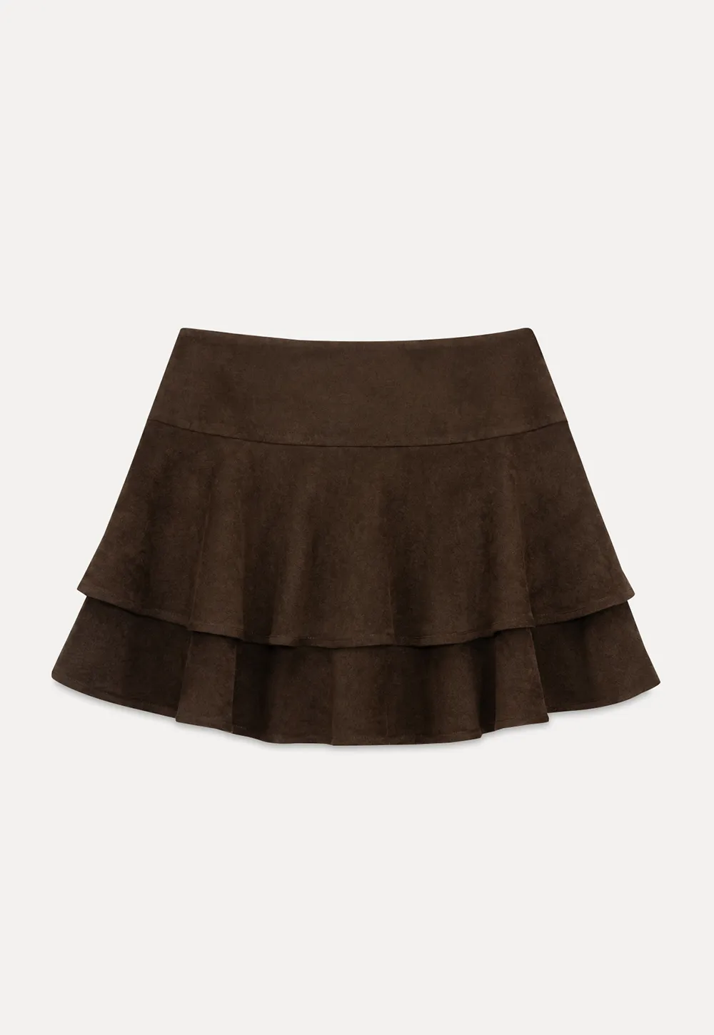 Tiered Ruffled Mini Skirt