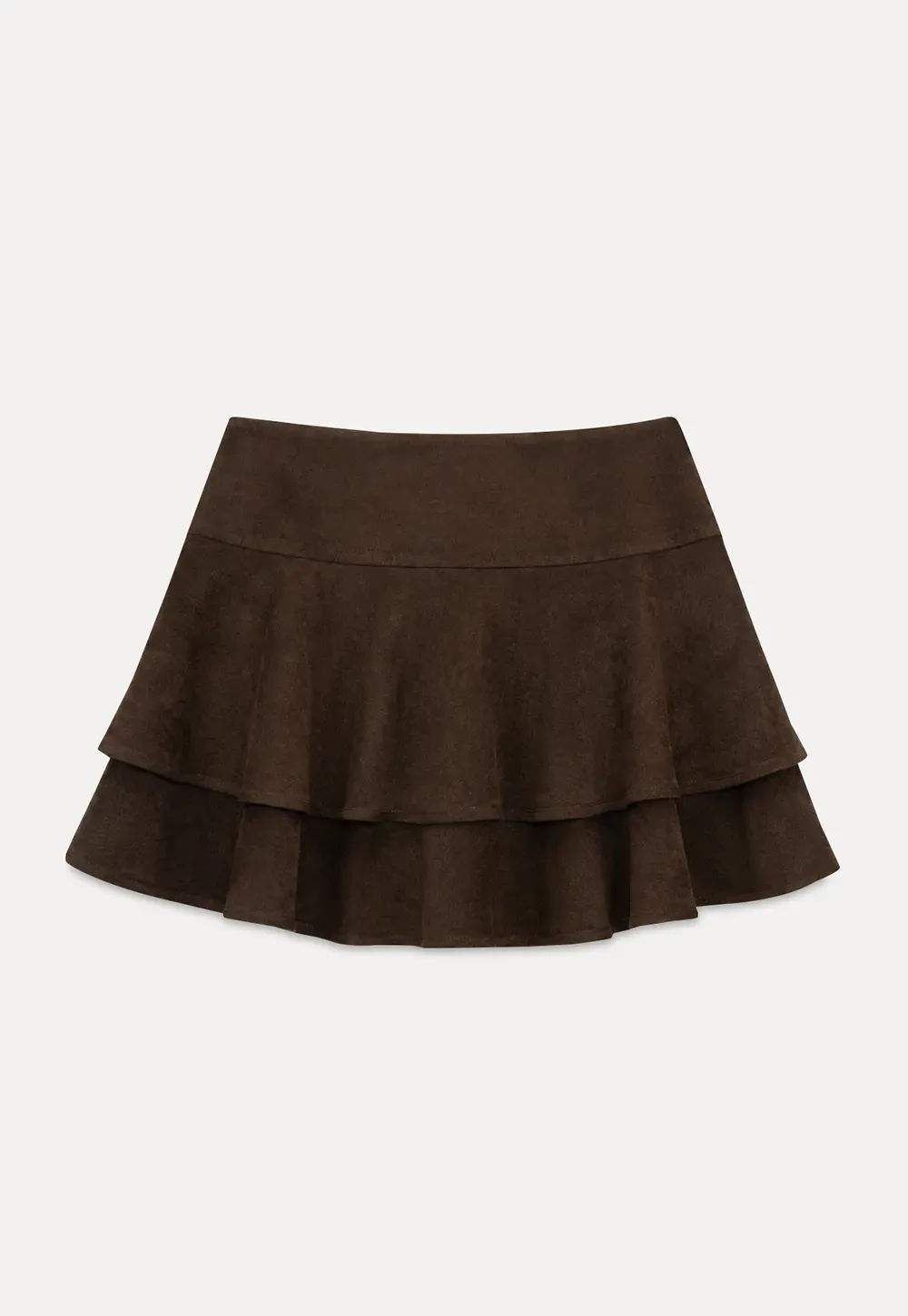 Tiered Ruffled Mini Skirt