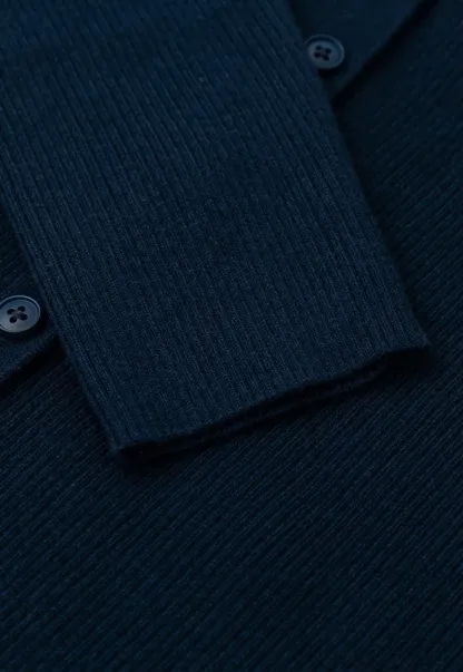 V Neck Button Front Cardigan Woolen Knit Sweater