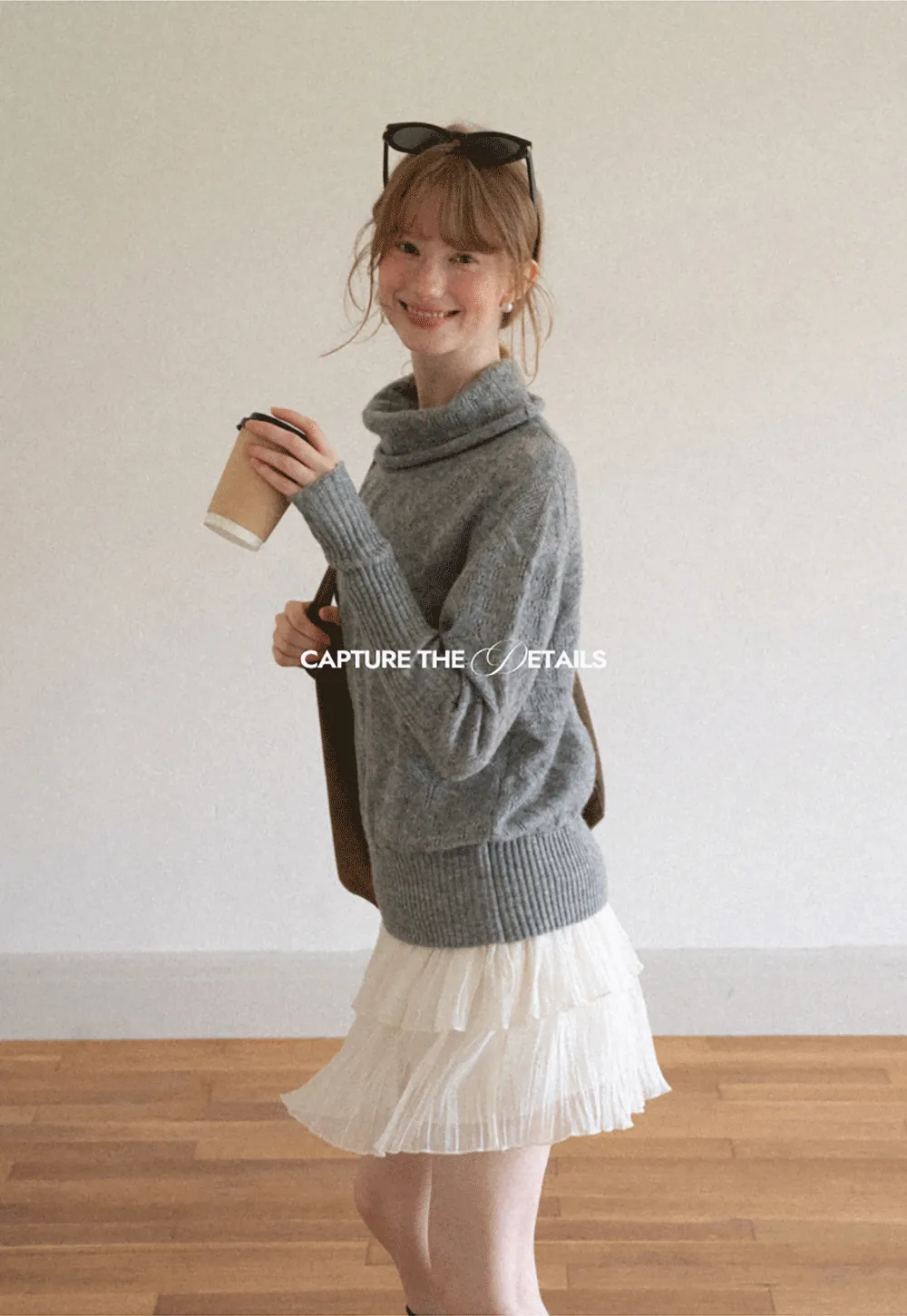 Tiered Pleated Sheer Organza Skirt