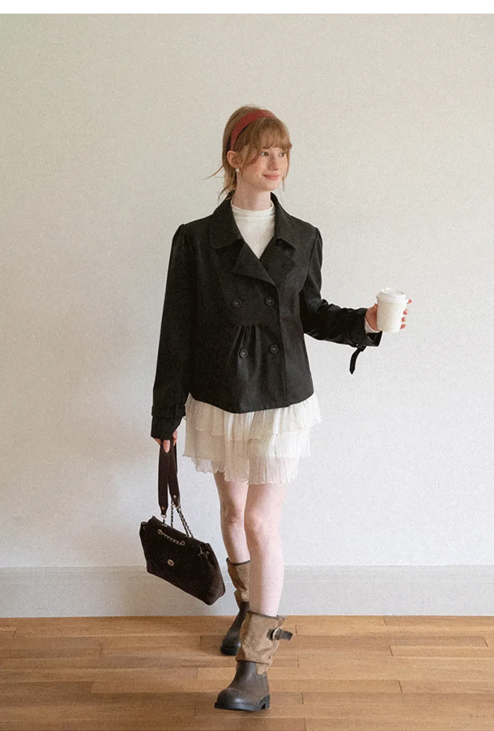Tiered Pleated Sheer Organza Skirt