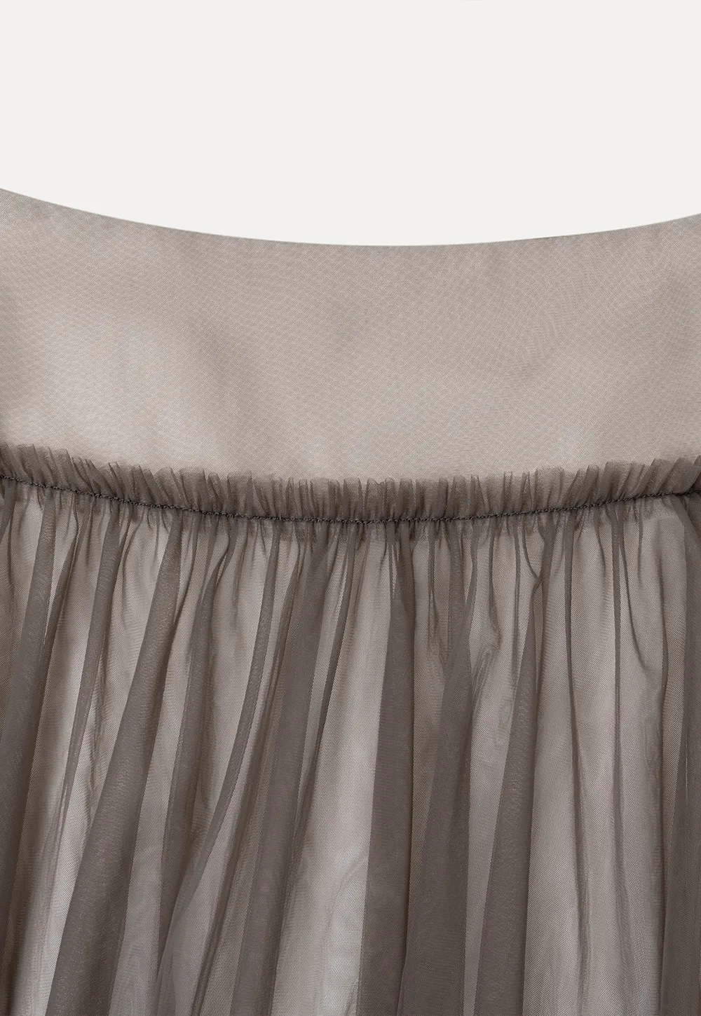 Tulle Layered A Line Skirt