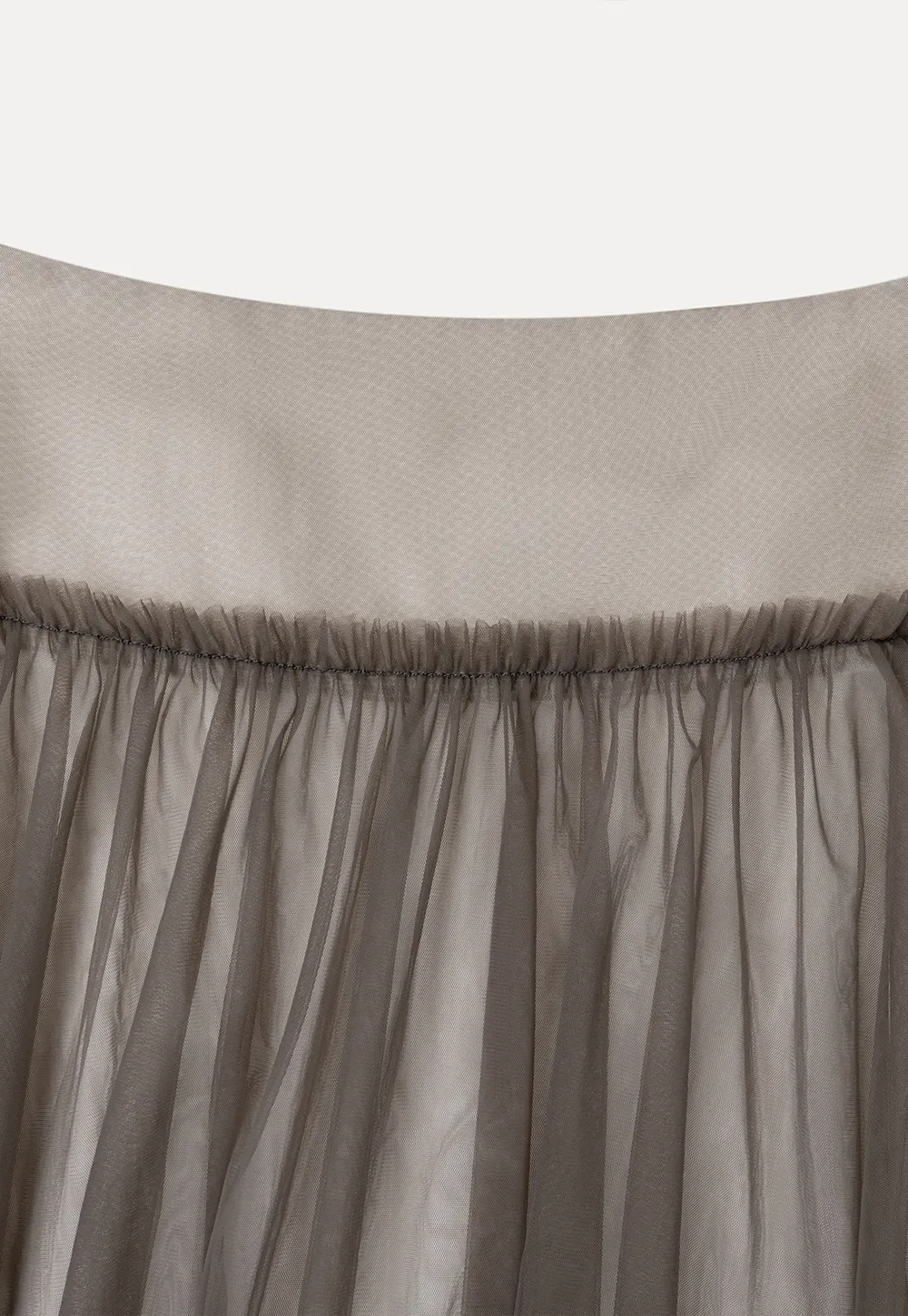 Tulle Layered A Line Skirt