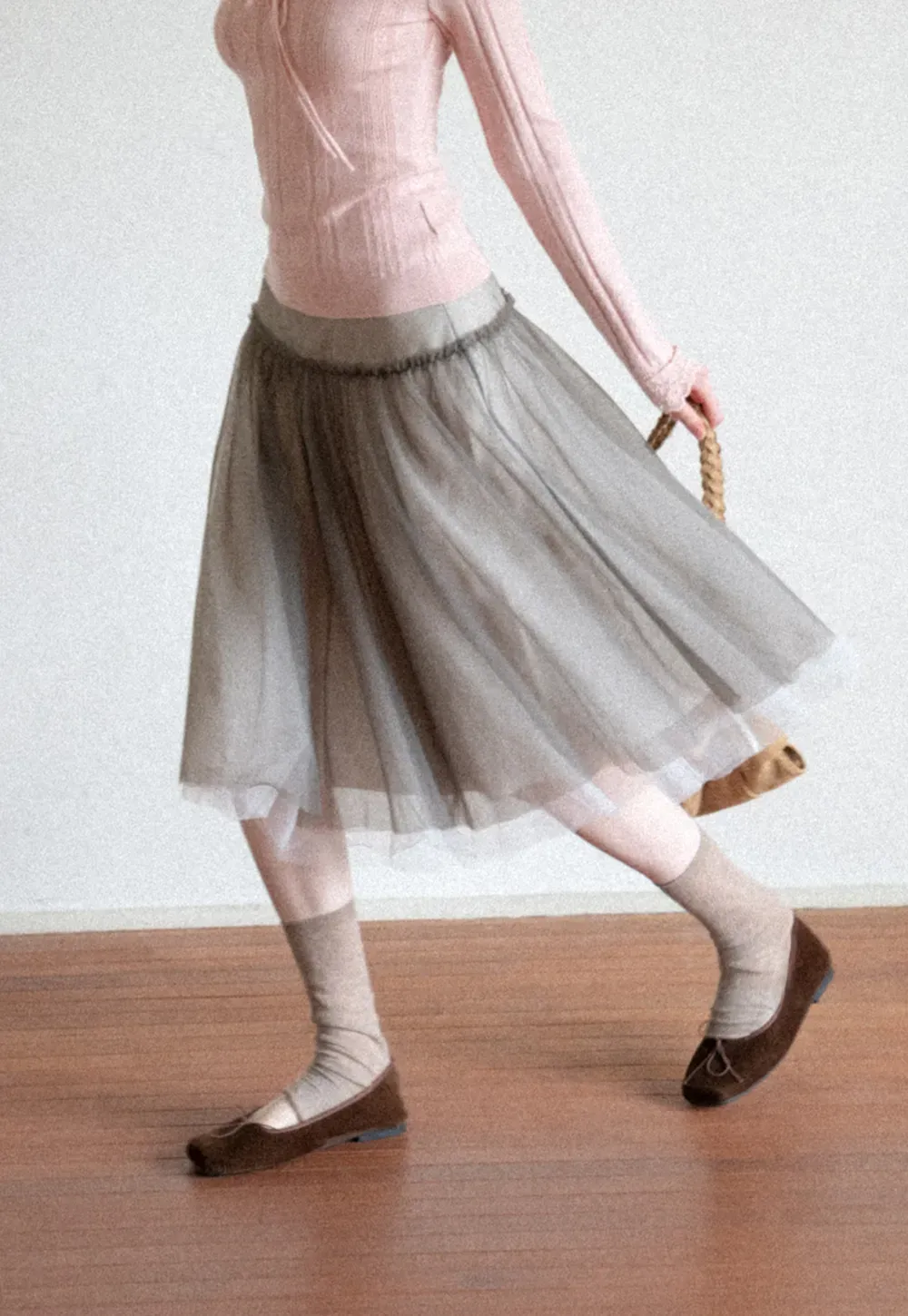 Tulle Layered A Line Skirt