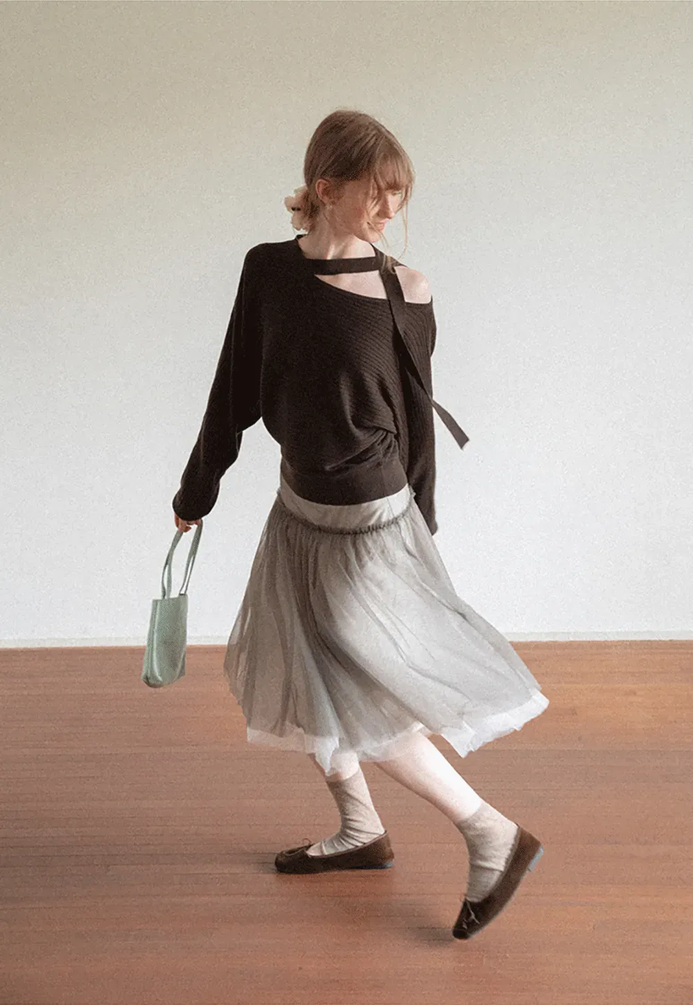 Tulle Layered A Line Skirt