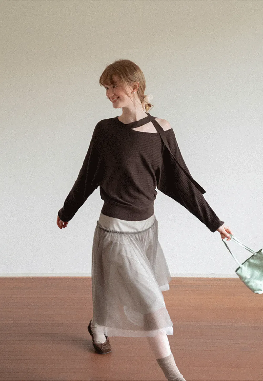 Tulle Layered A Line Skirt
