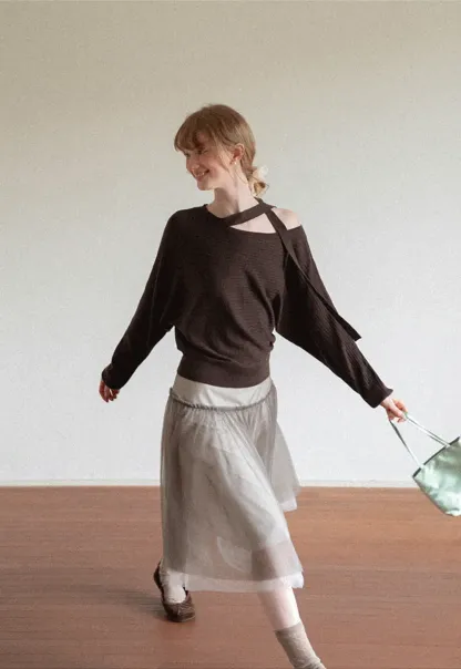 Tulle Layered A Line Skirt