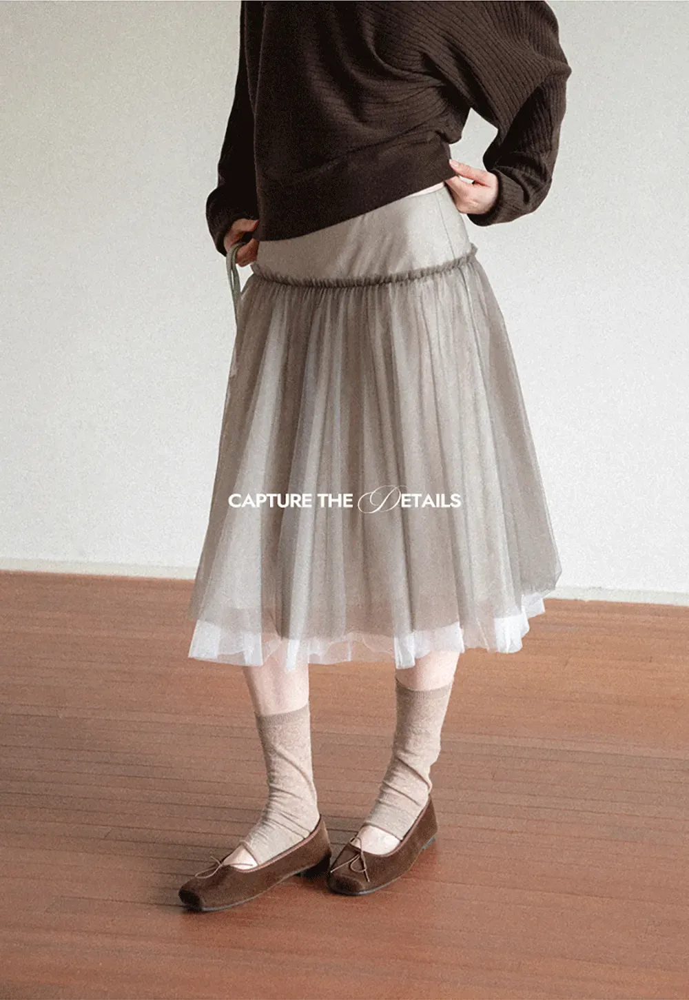 Tulle Layered A Line Skirt