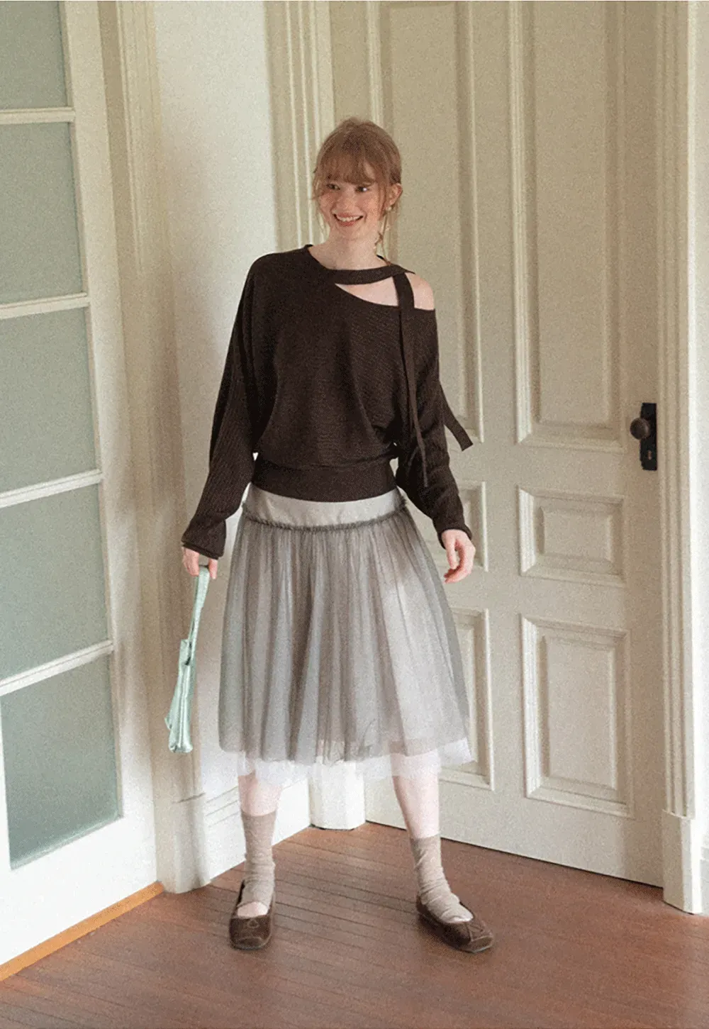 Tulle Layered A Line Skirt