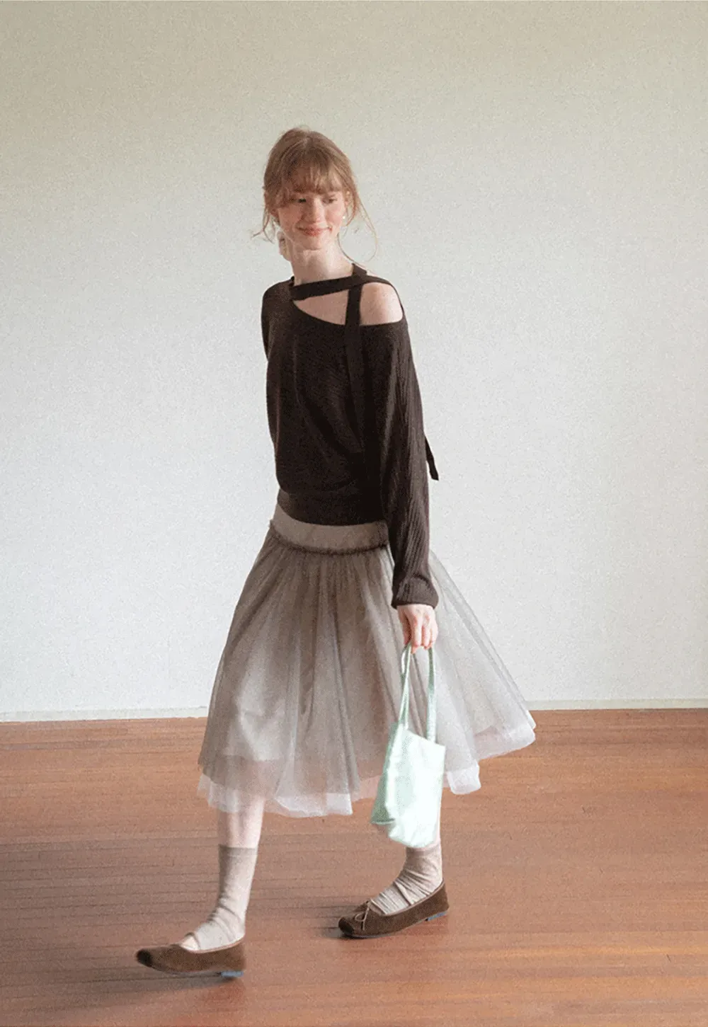 Tulle Layered A Line Skirt