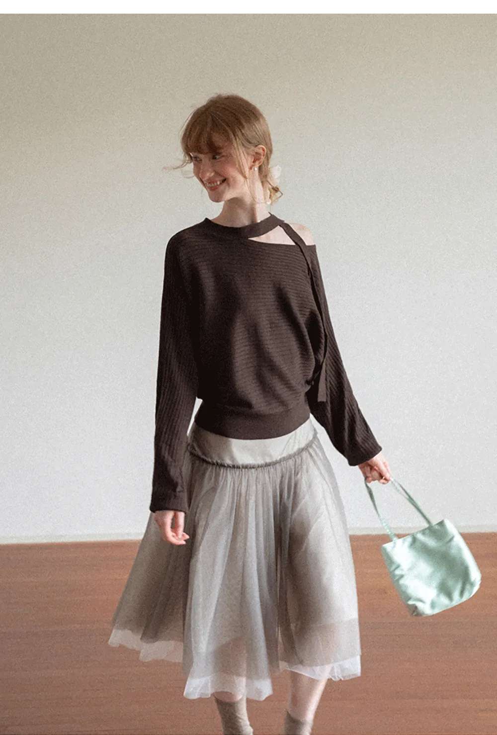 Tulle Layered A Line Skirt