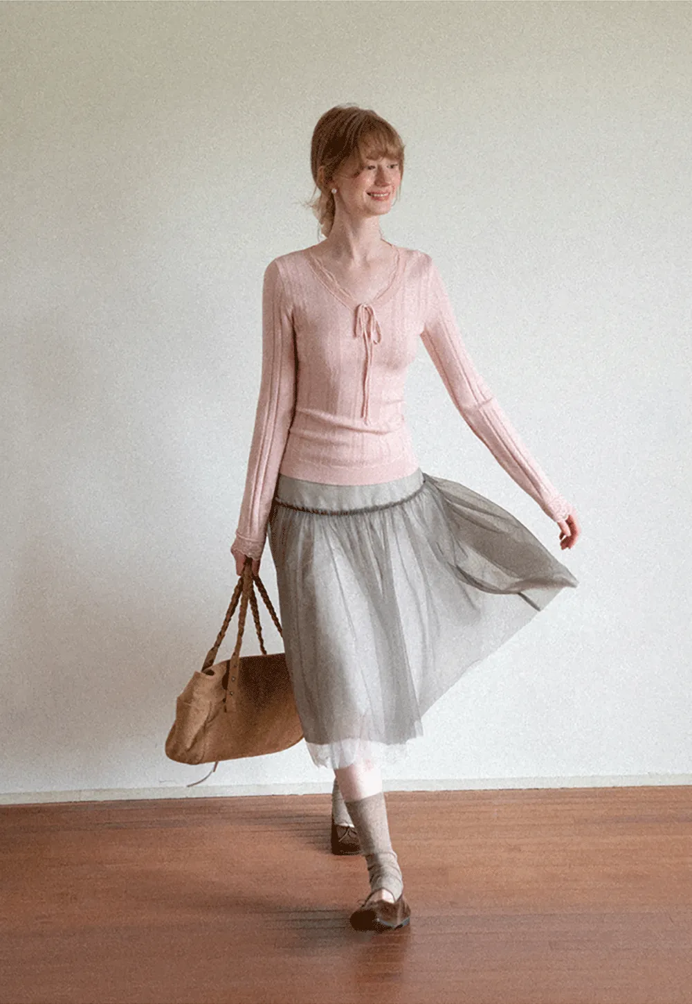Tulle Layered A Line Skirt