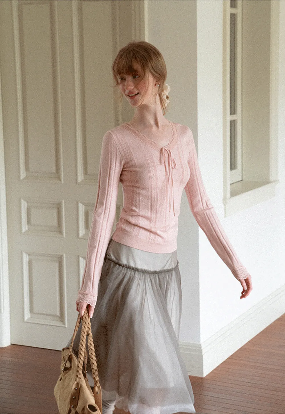 Tulle Layered A Line Skirt