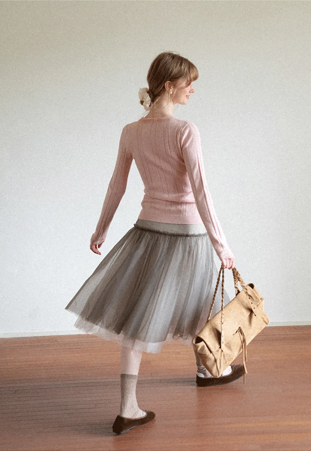 Tulle Layered A Line Skirt