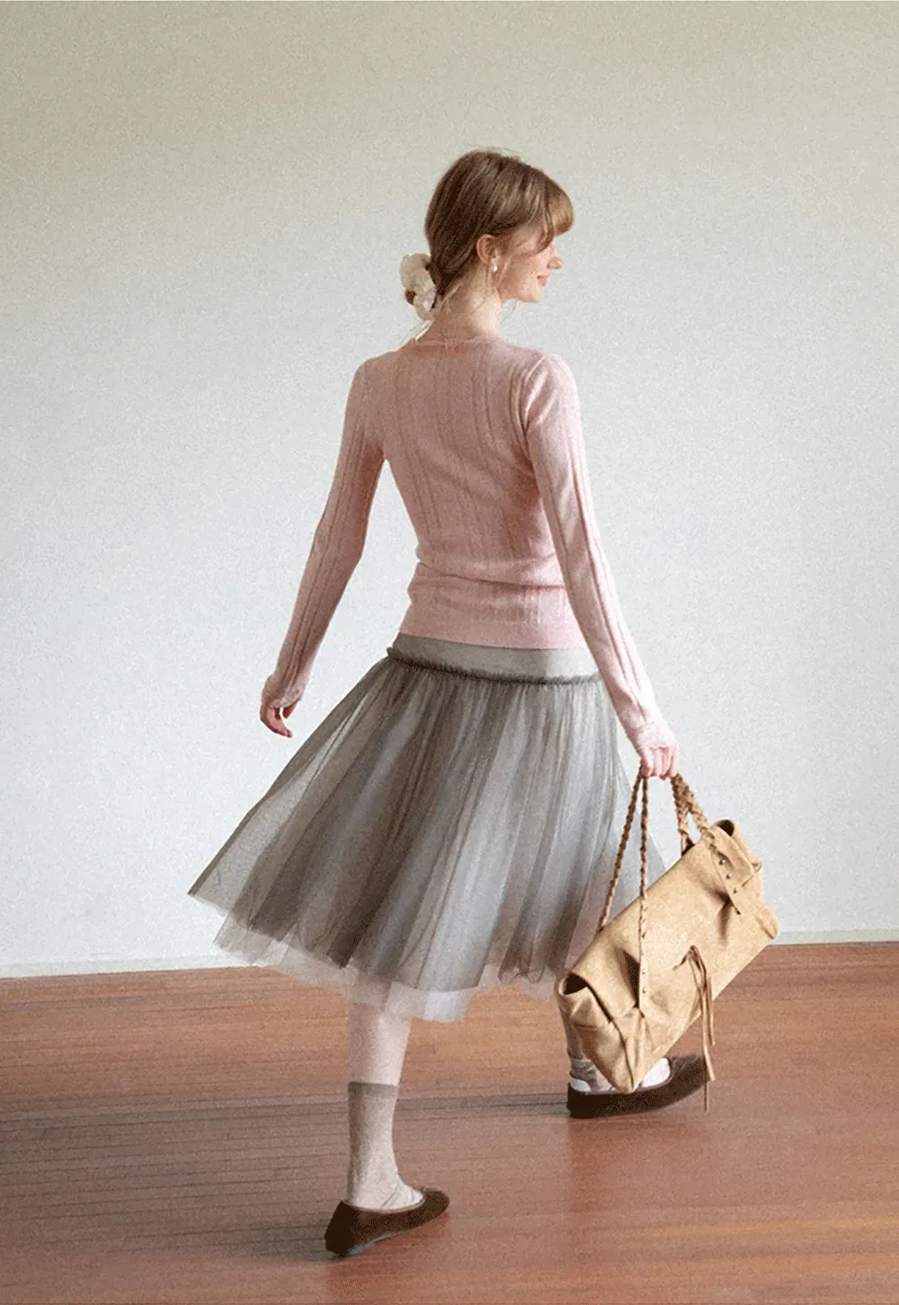 Tulle Layered A Line Skirt