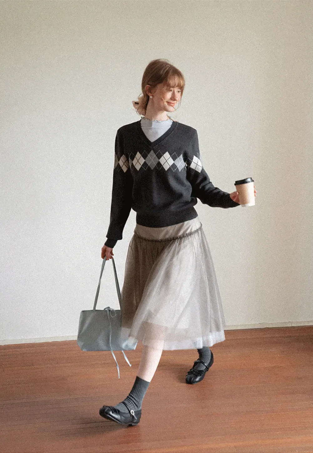 Tulle Layered A Line Skirt