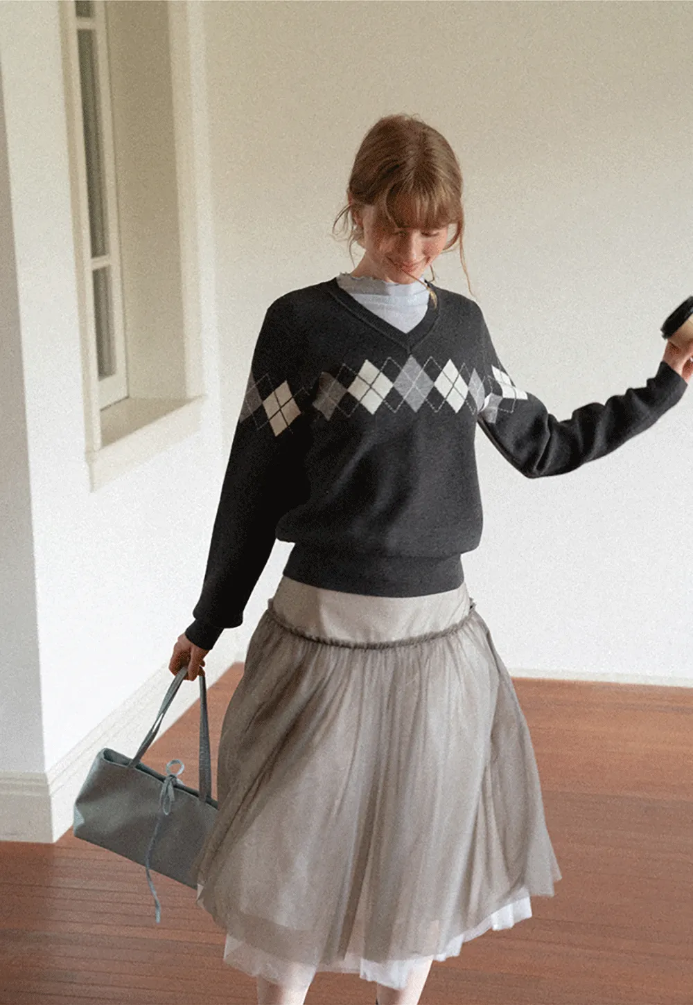 Tulle Layered A Line Skirt
