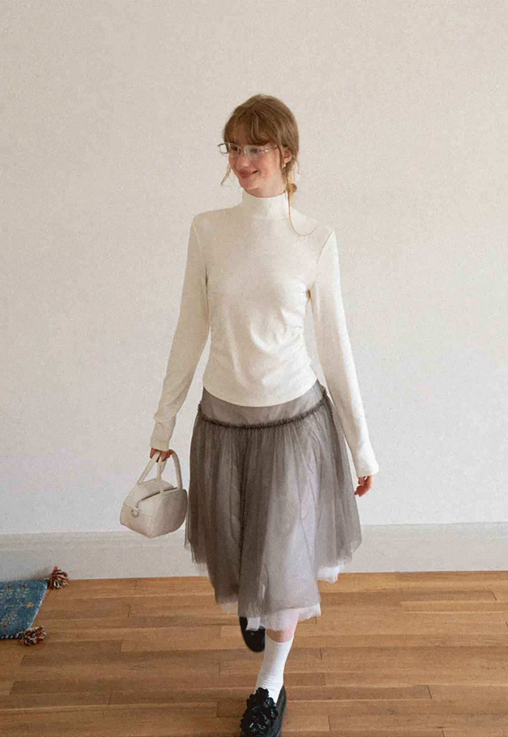 Tulle Layered A Line Skirt