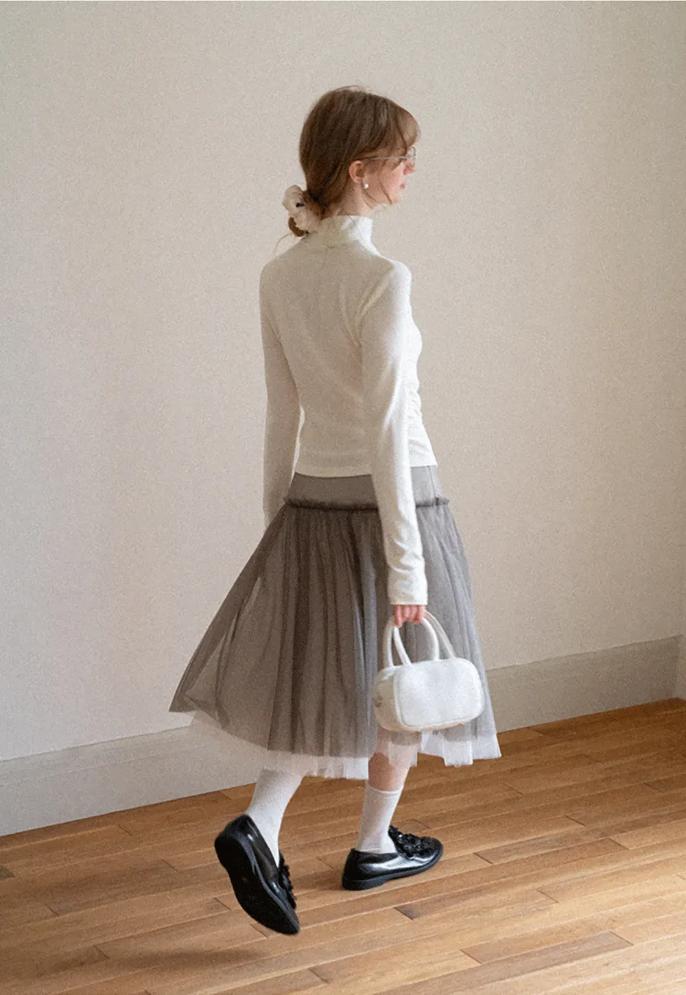 Tulle Layered A Line Skirt