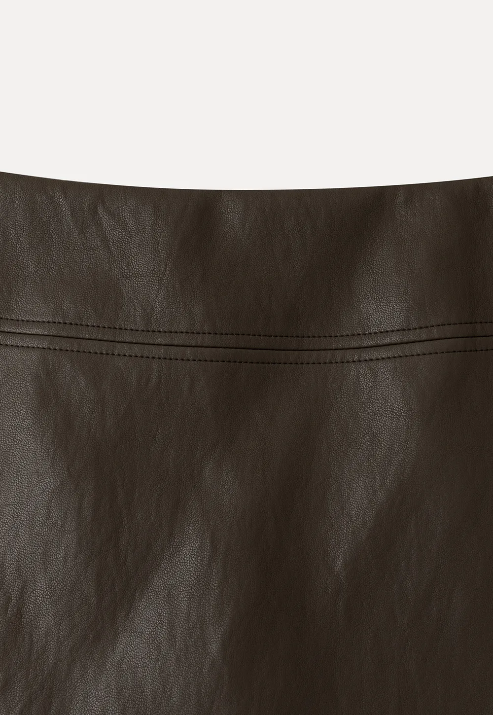 High Waist A Line Mini Skirt