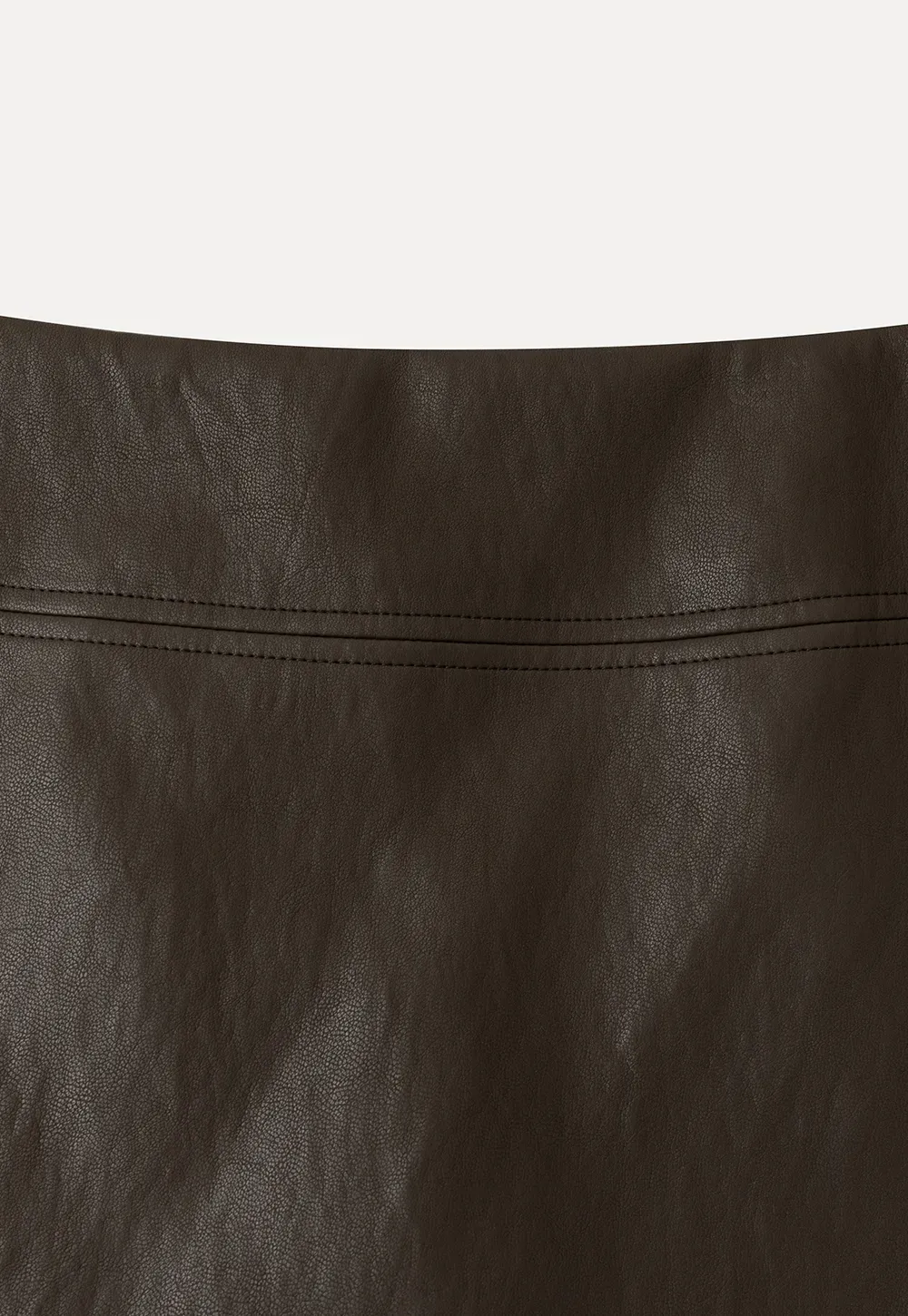 High Waist A Line Mini Skirt