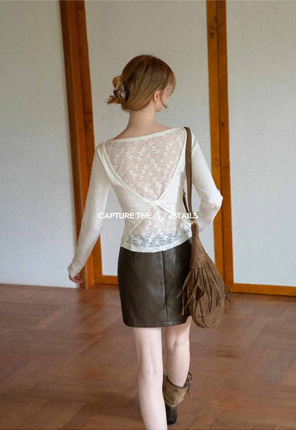 High Waist A Line Mini Skirt
