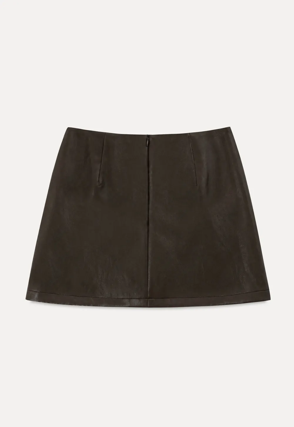 High Waist A Line Mini Skirt