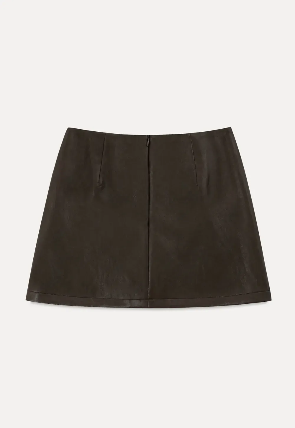 High Waist A Line Mini Skirt