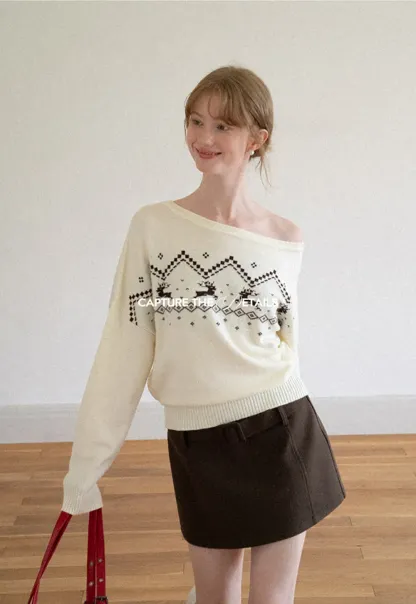 High Waist Belted A-Line Skirt