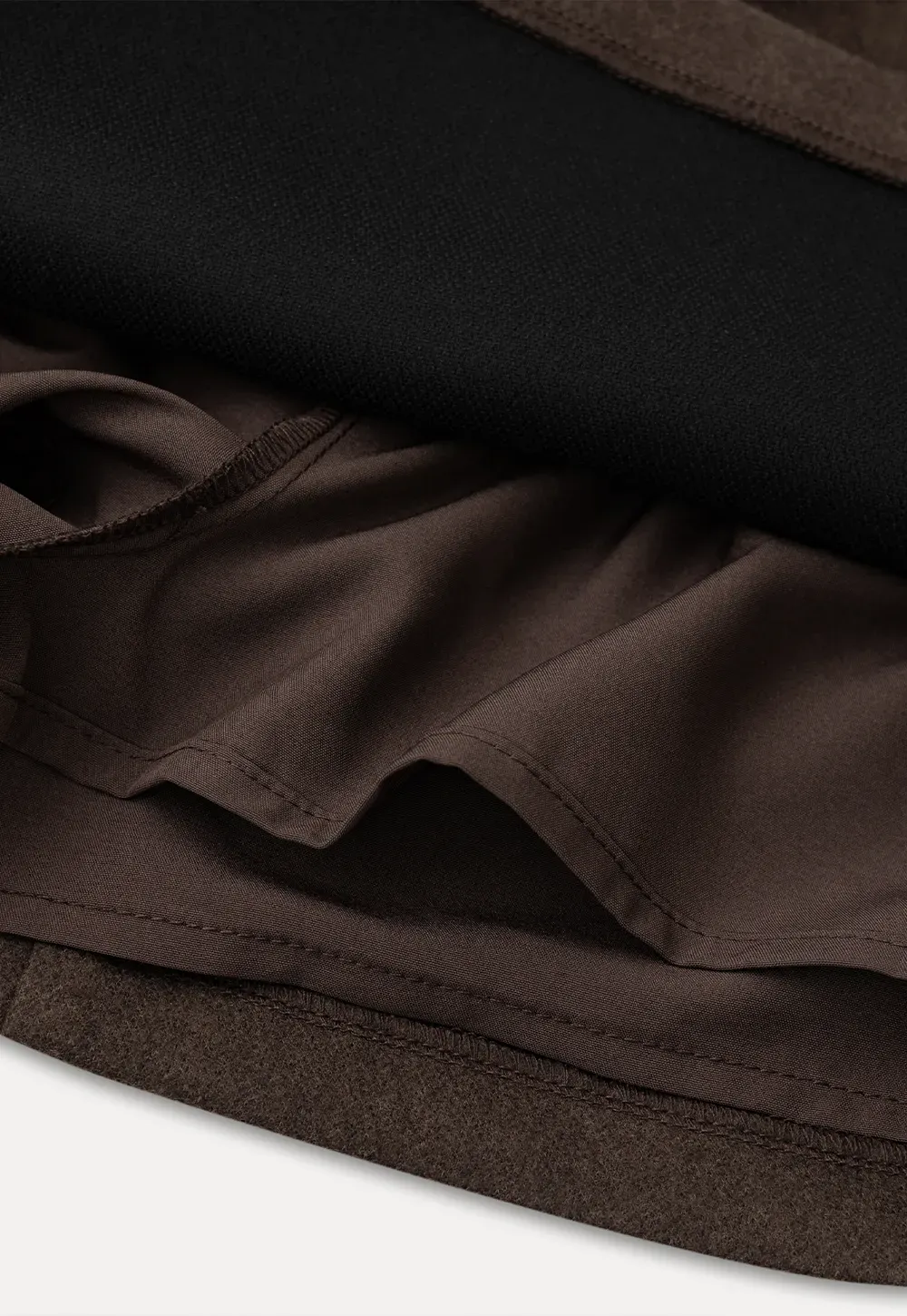 High Waist Belted A-Line Skirt