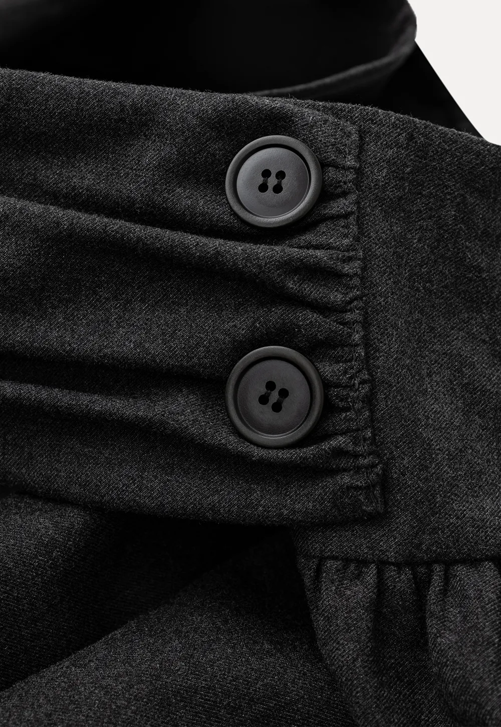 High Waist Pleated A Line Skirt