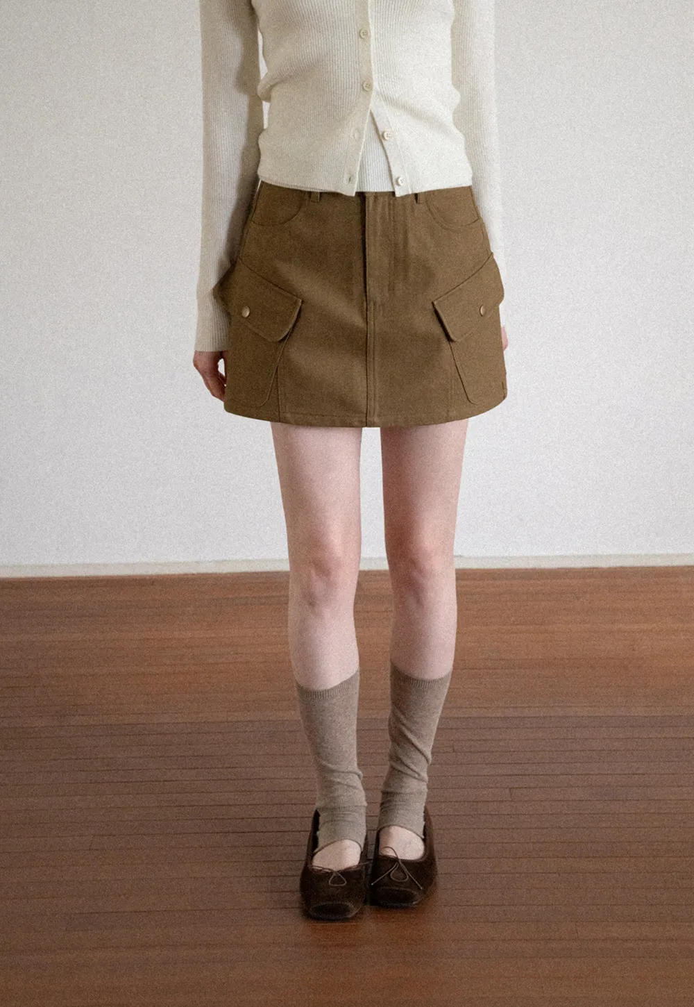 Cargo Pocket Mini Skirt
