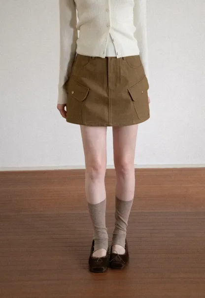 Cargo Pocket Mini Skirt