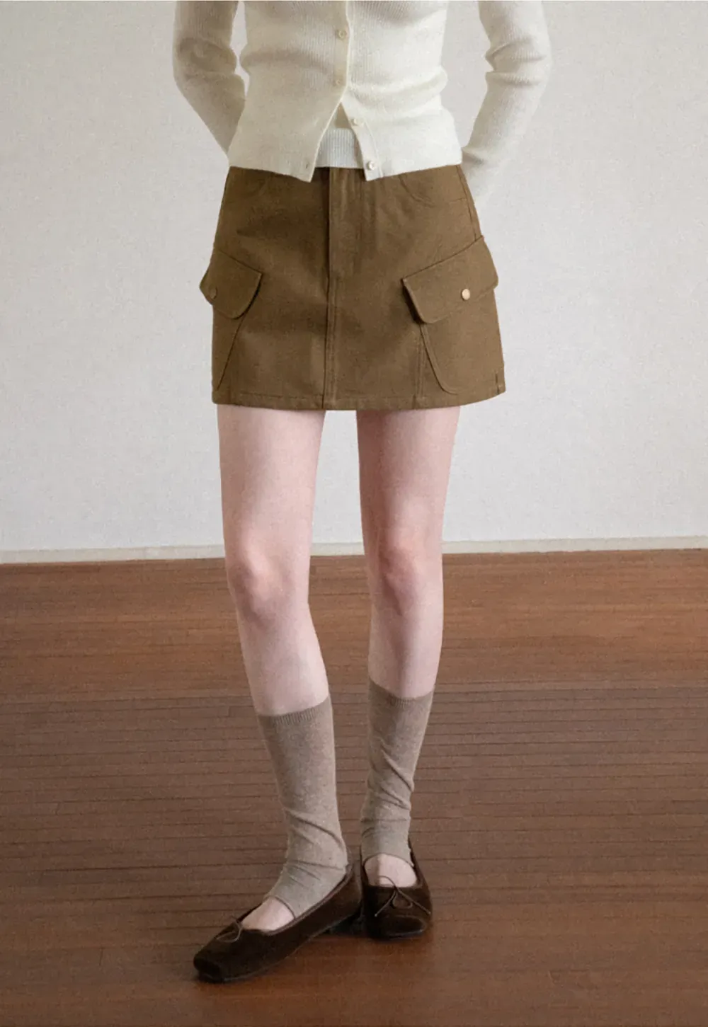 Cargo Pocket Mini Skirt