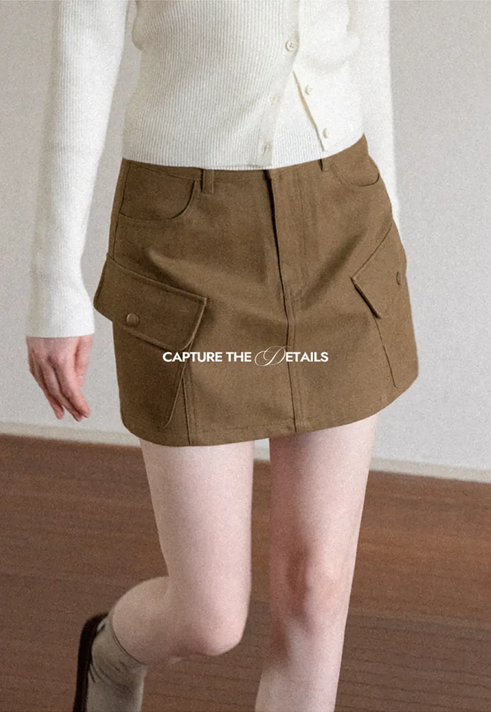Cargo Pocket Mini Skirt