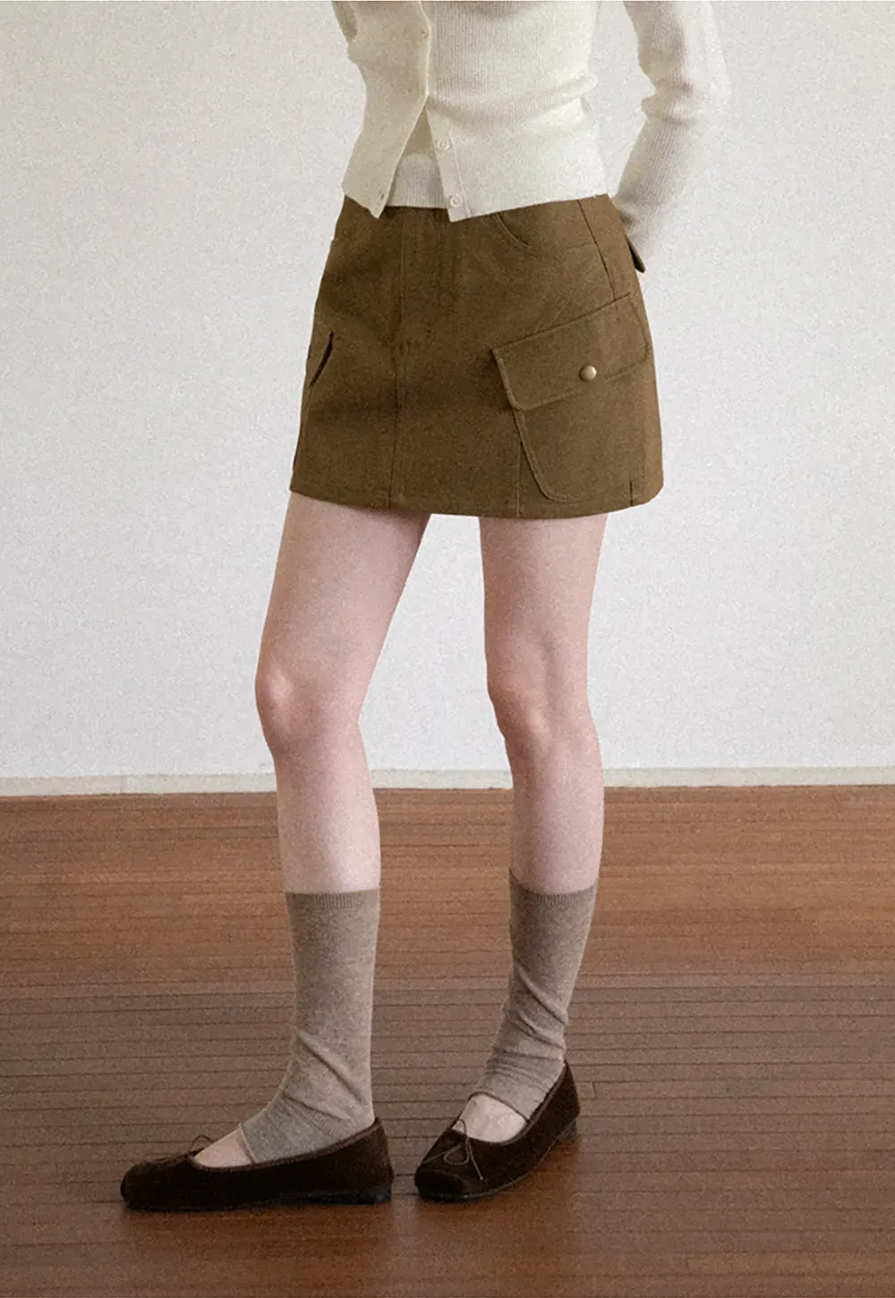 Cargo Pocket Mini Skirt