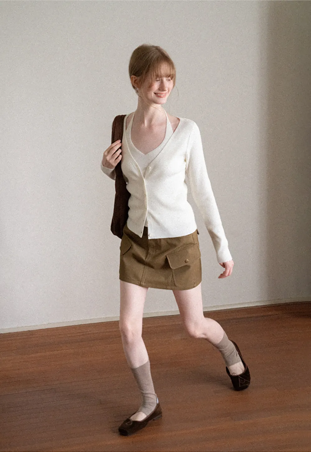 Cargo Pocket Mini Skirt