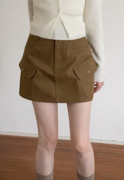 Cargo Pocket Mini Skirt